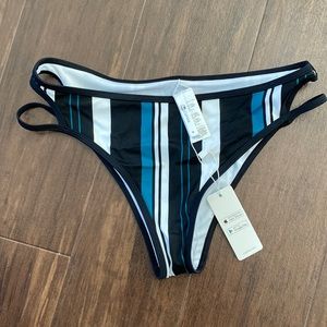 Cupshe Striped Bikini Bottoms